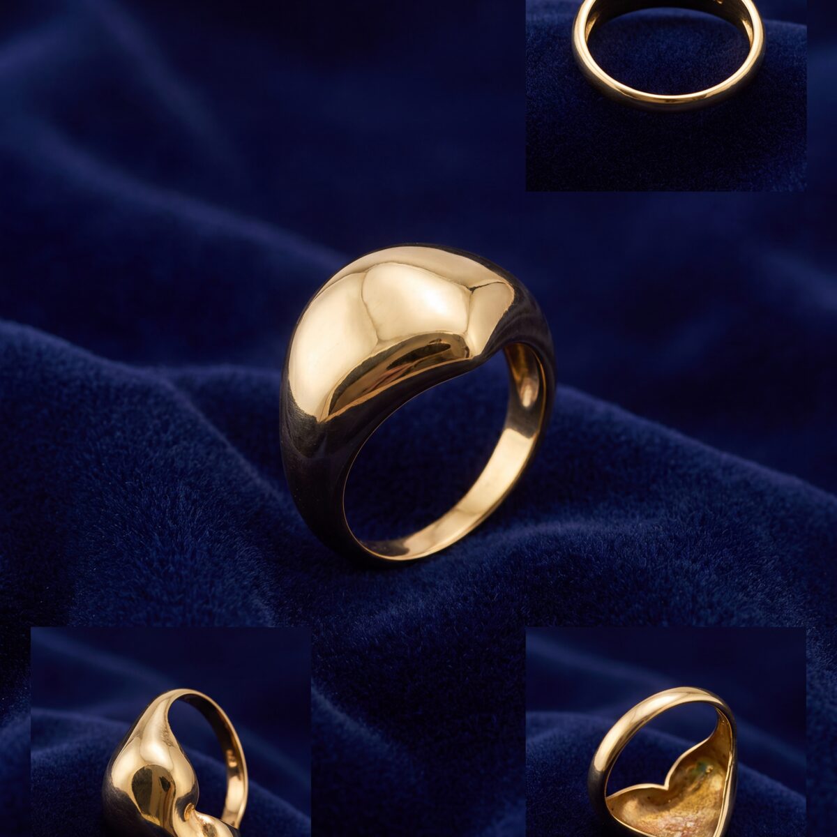 Polished Heart Dress Ring — photograph 2