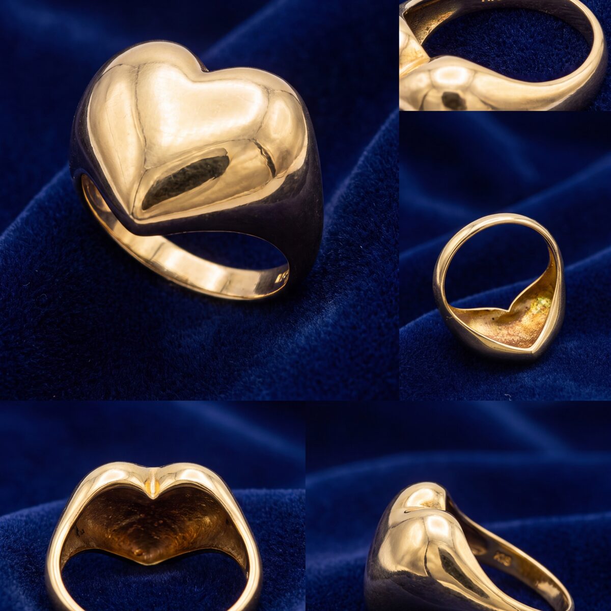 Polished Heart Dress Ring — photograph 3
