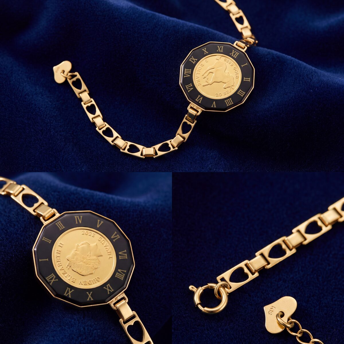 Gold Coin Horse Bracelet — photograph 1