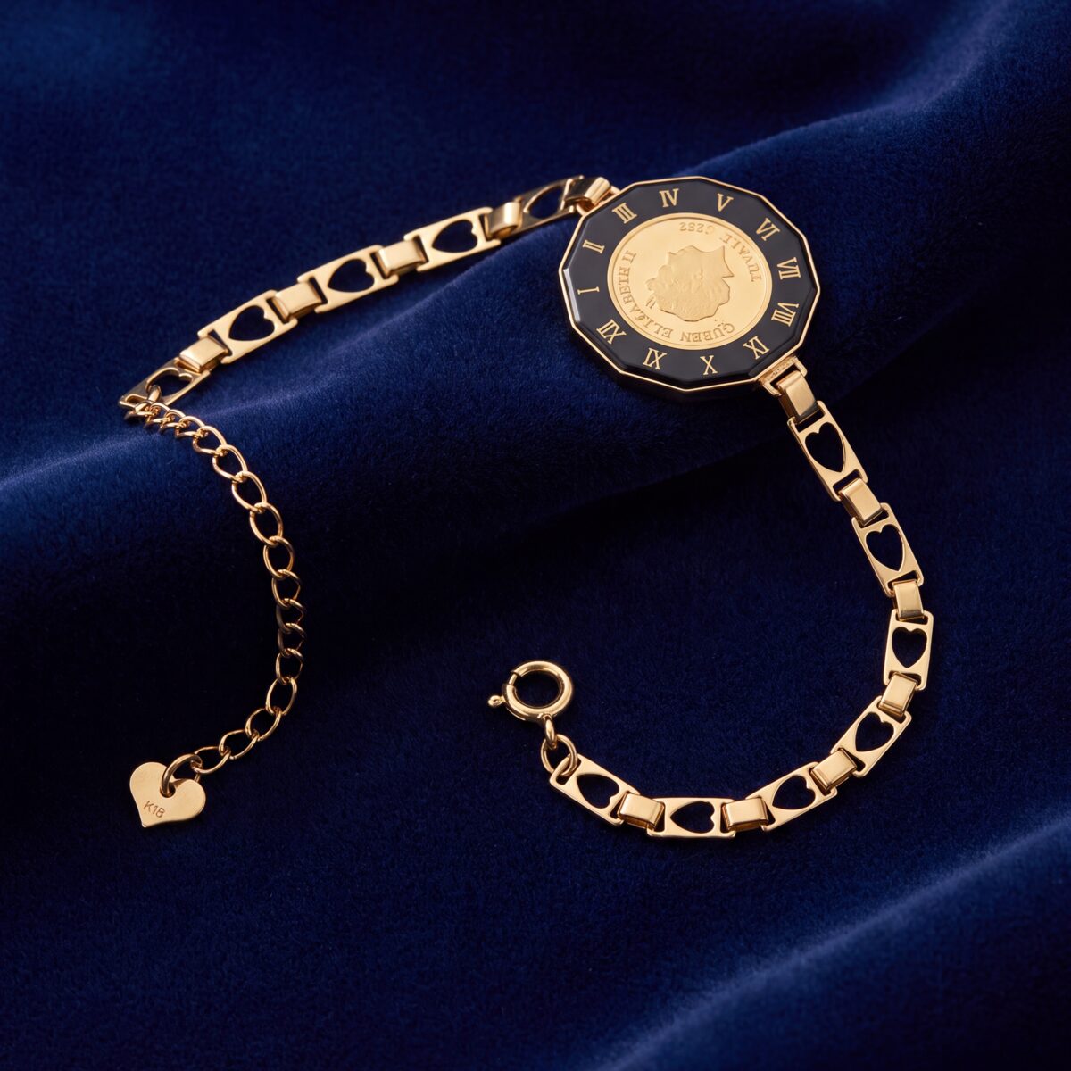 Gold Coin Horse Bracelet — photograph 2