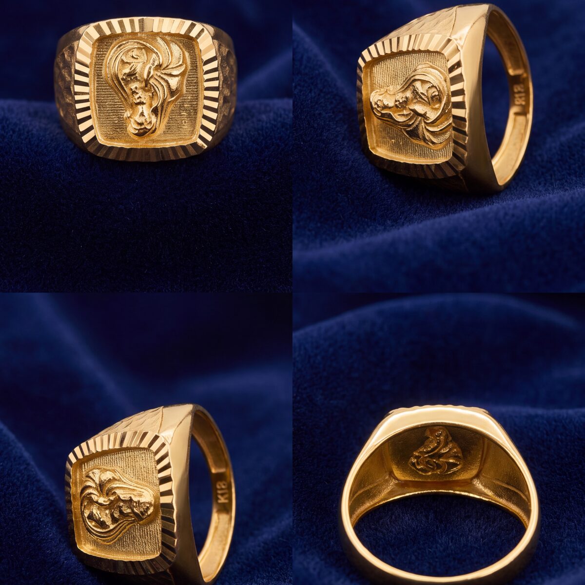 Mary Silhouette Signet Ring — photograph 2