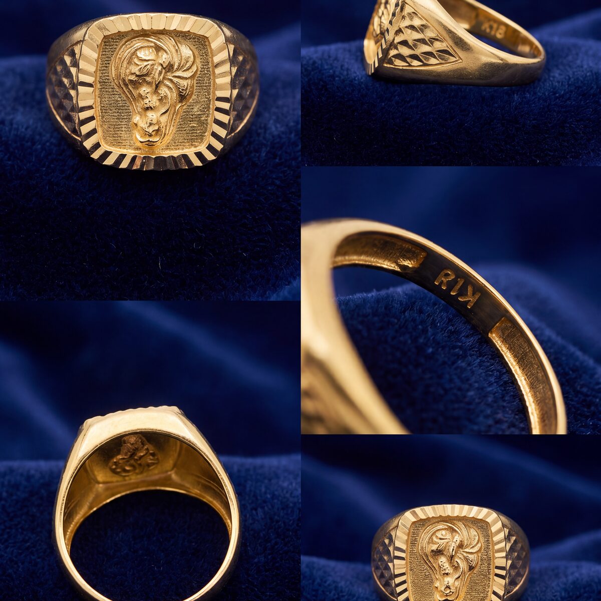 Mary Silhouette Signet Ring — photograph 3